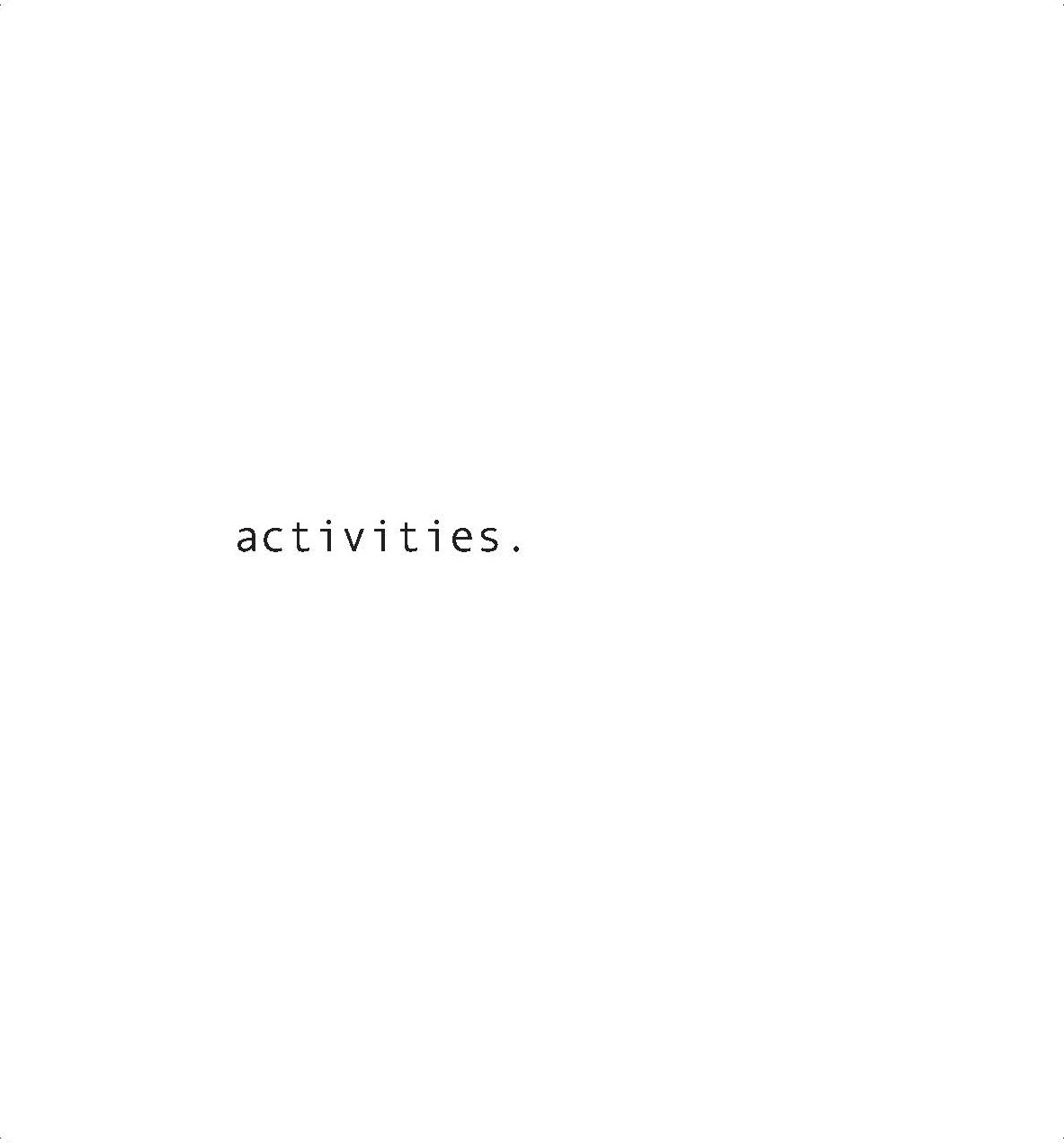 Activities — page 1